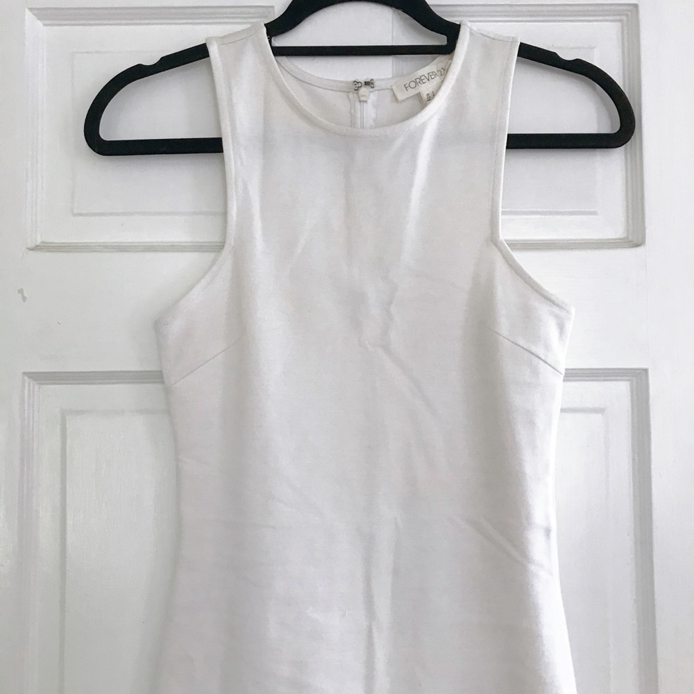 F21 White Formal Dress